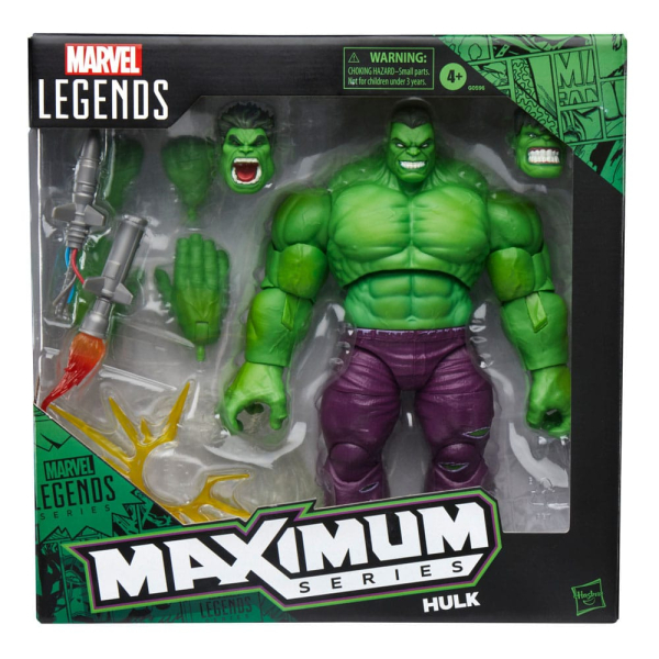 Frontansicht der Verpackung mit Hulk